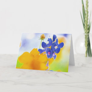 Cartão Artsy Bluebonnet Design