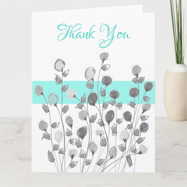 Cartão Artsy Floral no Grays (Frente)