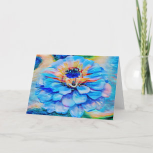 Cartão Artsy Sky Dream Flower Art Note
