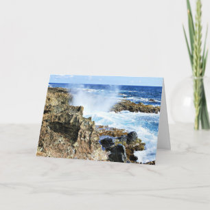 Cartão Aruba, mar de Caribes insulares