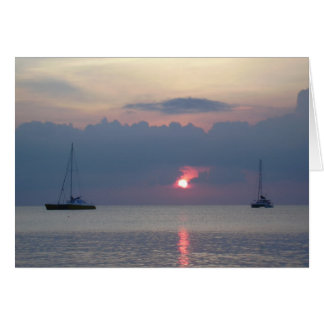 Cartão Aruba Sunset