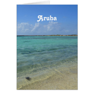 Cartão Aruban Beach