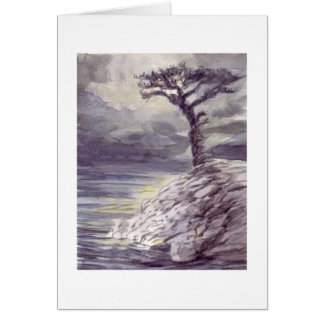 Cartão Árvore com uma vista