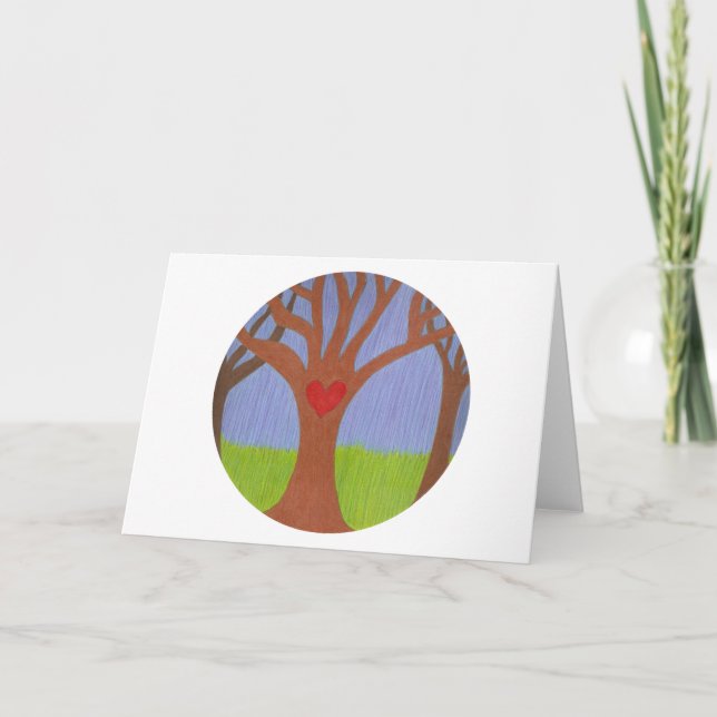 Cartão Árvore de adoção (Frente)