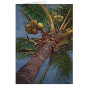 Cartão Árvore de coco
