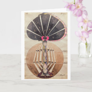 Cartão Árvore de conhecimento n.o 3 Hilma af Klint