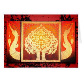 Cartão Árvore de Ghimpapan e Nagas, Chiang Mai