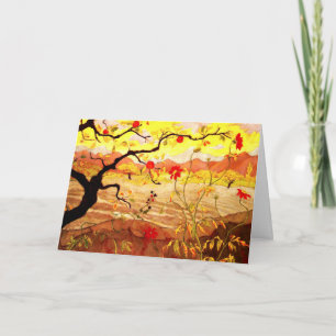 Cartão Árvore de maçã com Fruta vermelha por Paul Ranson