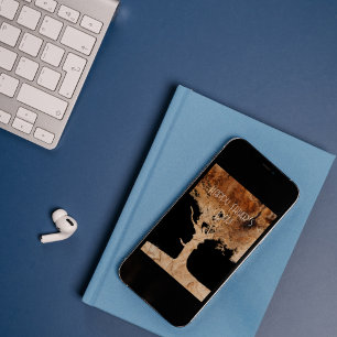 Cartão Árvore de madeira