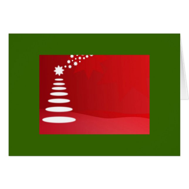 Cartão Árvore de Natal (Frente Horizontal)