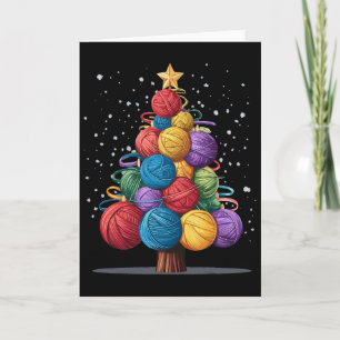 Cartão Árvore de Natal de Fio