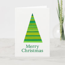 Árvore de Natal em Aquarela Listrada