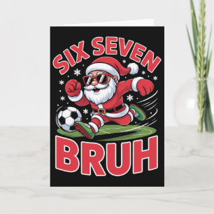 Cartão Árvore de Natal Esportiva Futebol Futebol American