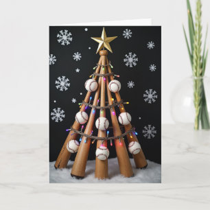 Cartão Árvore de Natal Home Run