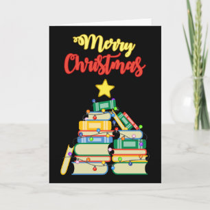 Cartão Árvore de Natal Literária II