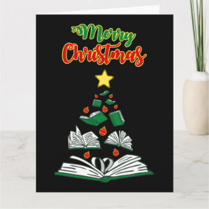 Cartão Árvore de Natal Literária III