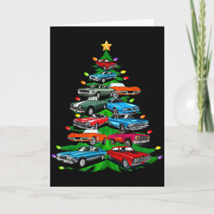 Cartão Árvore de Natal Loucura de Carros -clic Muscle E H