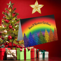Árvore de Natal Personalizada do Arco-íris