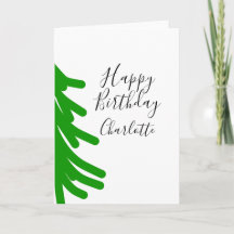 Árvore de Natal verde feliz aniversário Dezembro i