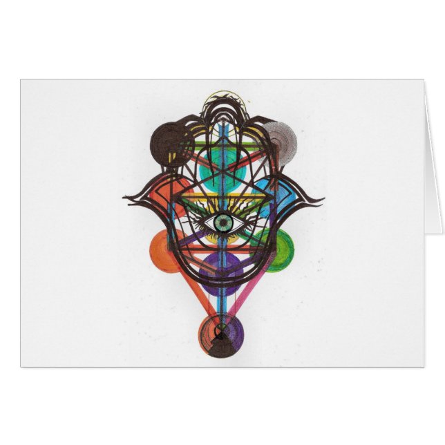 Cartão Árvore de vida (Frente Horizontal)