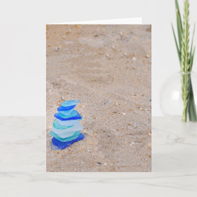 Cartão Árvore de Vidro do Mar Náutico (Frente)