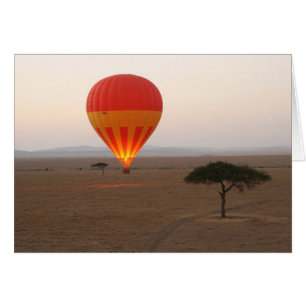 Cartão árvore do balão
