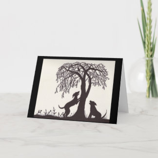 Cartão Árvore do DOgs