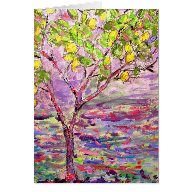 Cartão árvore limão (Frente)