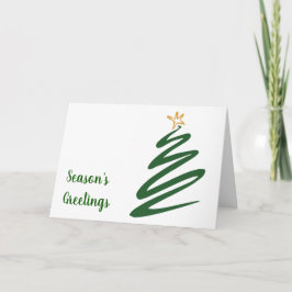 Cartão Árvore minimalista