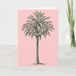 Cartão Árvore Palm Verde