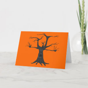 Cartão Árvore Spooky