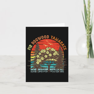 Cartão Árvore Sutil Anti Trump Fir Dogwood Tamarack 1