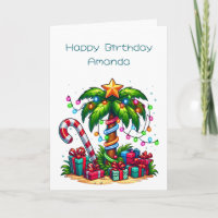 Árvore Tropical de Palma de Natal