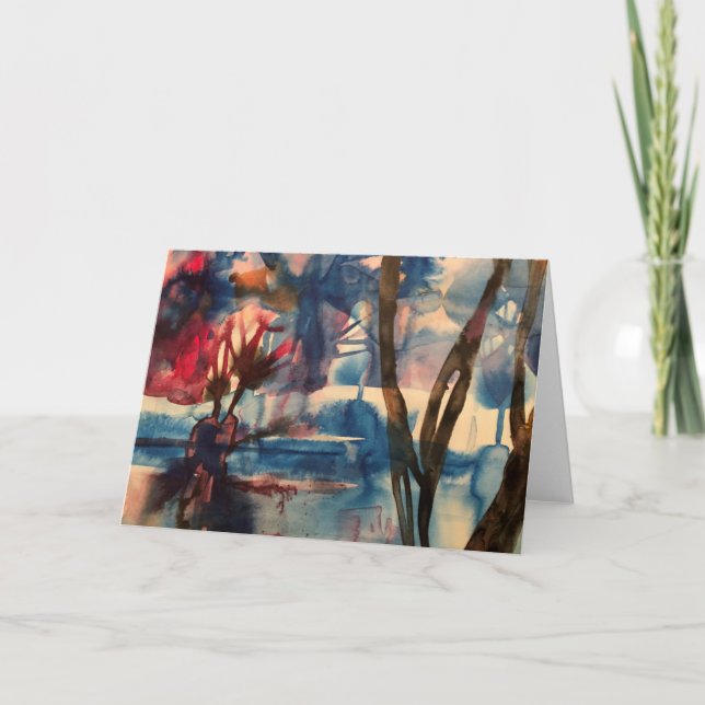 Cartão árvores (Frente)