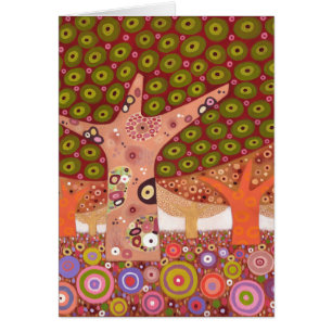 Cartão Árvores 2010 de Frogspawn