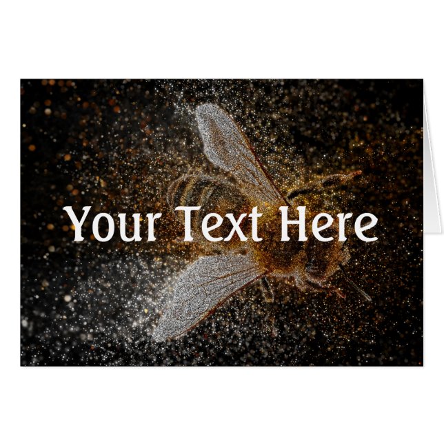 Cartão As Abelhas Caídas São Mágicas (Frente Horizontal)