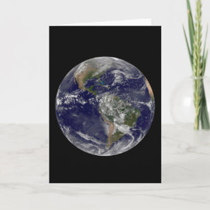 Cartão As Américas No Dia Da Terra.