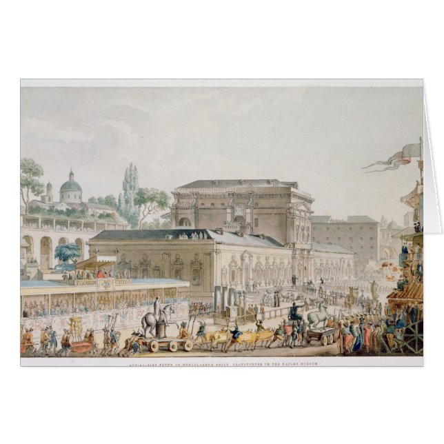 Cartão As antiguidade encontradas em Herculaneum (Frente Horizontal)