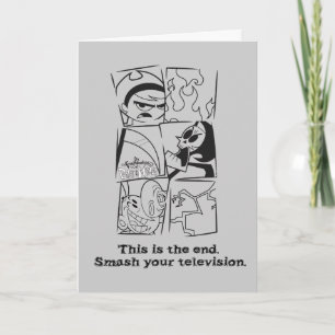 Cartão As Aventuras Grim de Billy & Mandy - O Fim