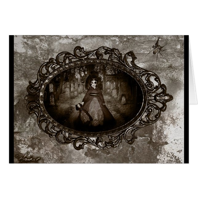 Cartão As bonecas inoperantes não falam (Frente Horizontal)