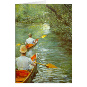 Cartão As Canoas, Perissoires de Gustave Caillebotte