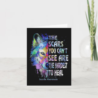 Cartão As cicatrizes Que Você Não Consegue Ver São As Mai