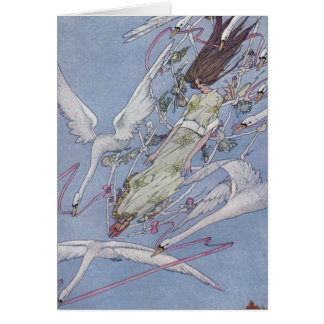 Cartão As cisnes selvagens