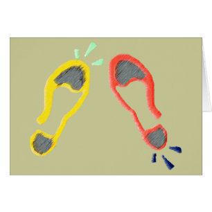 Cartão As coisas estão olhando acima