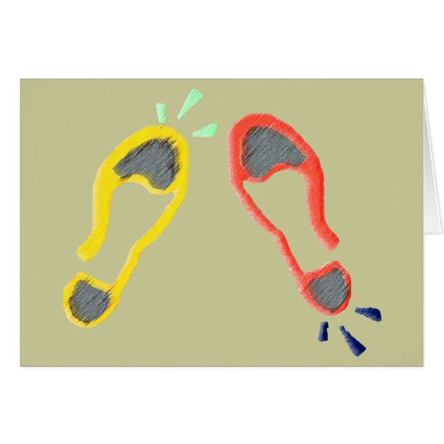 Cartão As coisas estão olhando acima (Frente Horizontal)