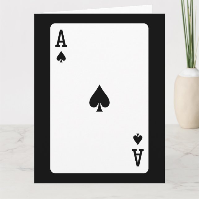 Cartão Ás de Espadas (Frente)