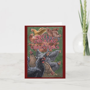 Cartão As Doze Galinhas do Natal