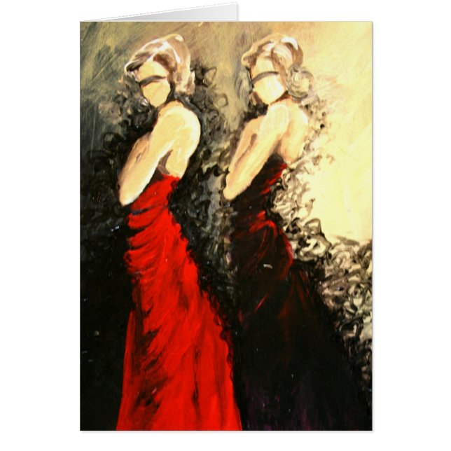 Cartão As filhas de Baron de ladrão (Frente)