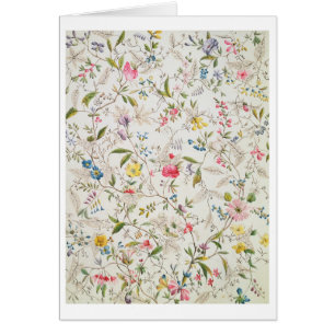 Cartão As flores selvagens projetam para o material de