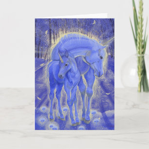 Cartão "As If By Magic" Unicorn Greeting Card